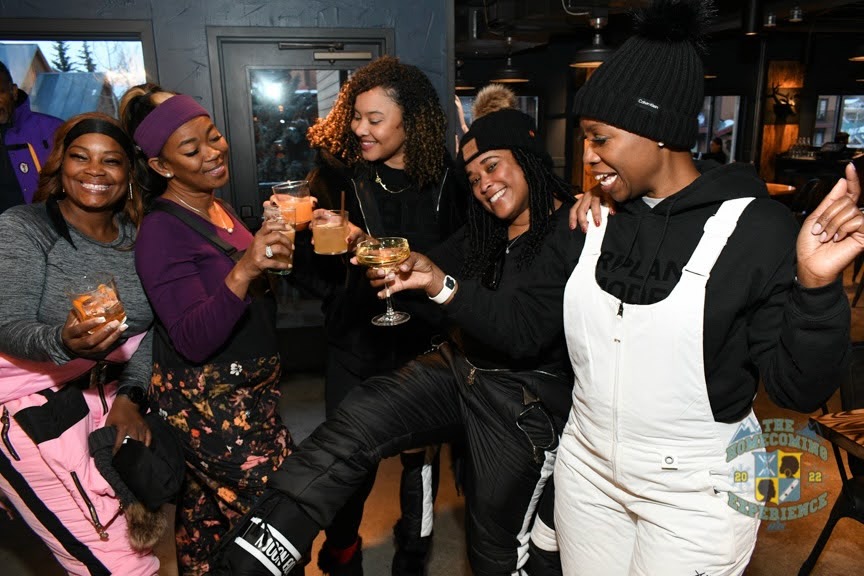 Apres-ski toast at Winter Yardfest